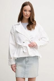 Płaszcz Pepe Jeans  biały damski PL402568