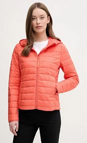 Kurtka przejściowa United Colors of Benetton  pomarańczowa damska 2TWDDN07O