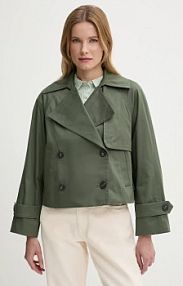 Kurtka przejściowa United Colors of Benetton  zielona damska 2RGCDW034