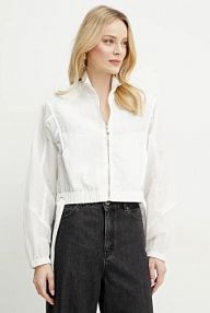 Kurtka przejściowa Guess  biała damska W5GL18.WH5X2