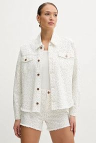 Kurtka przejściowa Guess  biała damska W5GN90.D5N91