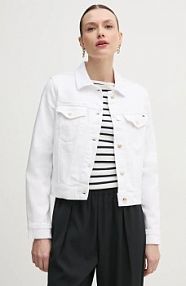 Kurtka przejściowa Tommy Hilfiger  biała damska WW0WW44374
