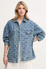 Kurtka jeansowe MICHAEL Michael Kors  niebieska damska MS51020H2P