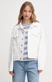 Kurtka przejściowa Calvin Klein Jeans  biała damska J20J225181