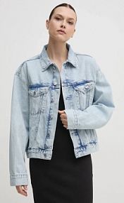 Kurtka jeansowe Calvin Klein Jeans  niebieska damska J20J225186