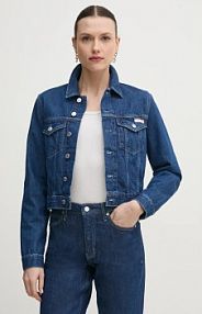 Kurtka przejściowa Calvin Klein Jeans  niebieska damska J20J225183