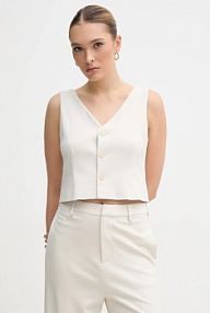 Kamizelka Calvin Klein Jeans  beżowa damska J20J225321