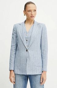 Żakiet Fracomina  niebieski FS25SJ3007W40