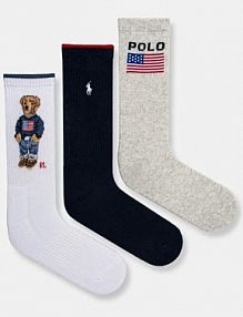 Skarpetki Polo Ralph Lauren  granatowe damskie 455968680