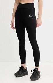 Legginsy EA7 Emporio Armani  czarne damskie AF12625.7W000