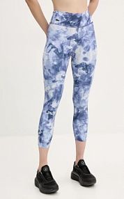 Legginsy Lacoste  niebieskie damskie OF8572