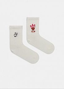 Skarpetki adidas Originals  białe damskie JC8656