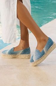 Espadryle Manebi  niebieskie damskie H.4.7.D0