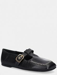 Baleriny AGL  czarne D840006PGKA07