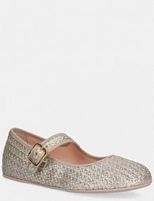 Baleriny AGL  złote D562003PCKA23