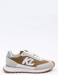 Sneakersy Karl Lagerfeld  brązowe damskie KL61124A.481