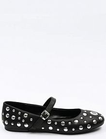 Baleriny Karl Lagerfeld  czarne KL40121.F0S