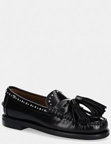 Mokasyny Weekend Max Mara  czarne damskie 2515521014600