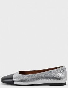Baleriny Vagabond Shoemakers  srebrne 5508.619.72
