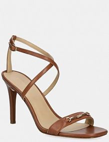 Sandały na obcasie MICHAEL Michael Kors  brązowe 40R5LEHS1L.23