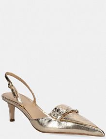 Sandały na obcasie MICHAEL Michael Kors  złote 40R5LEMP1M.74