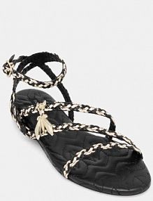 Sandały PATRIZIA PEPE  czarne damskie 8X0088.L109.X