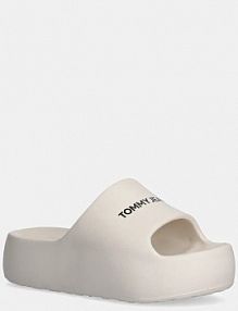 Klapki Tommy Jeans  beżowe damskie EN0EN02763