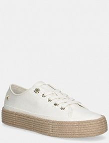 Espadryle Tommy Hilfiger  białe damskie FW0FW08404