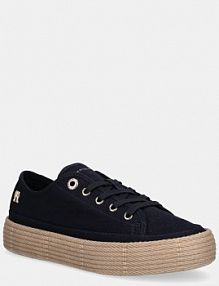 Espadryle Tommy Hilfiger  granatowe damskie FW0FW08404
