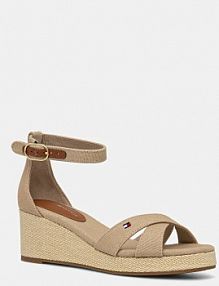 Espadryle Tommy Hilfiger  beżowe damskie FW0FW08481