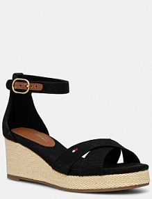 Espadryle Tommy Hilfiger  czarne damskie FW0FW08481