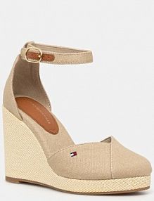Espadryle na koturnie Tommy Hilfiger  beżowe FW0FW08494