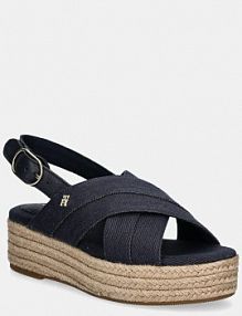 Sandały Tommy Hilfiger  granatowe damskie FW0FW08669