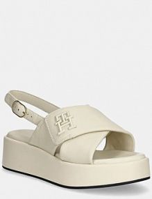 Sandały Tommy Hilfiger  beżowe damskie FW0FW08808