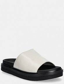 Klapki Calvin Klein Jeans  białe damskie YW0YW01710