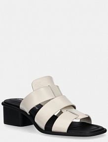 Klapki eleganckie Calvin Klein Jeans  beżowe YW0YW01702