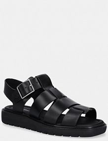 Sandały Calvin Klein Jeans  czarne damskie YW0YW01700