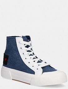 Trampki Love Moschino  granatowe damskie JA15022G1MJO5