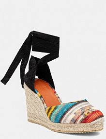 Espadryle na koturnie Missoni  multicolor MWB008.083