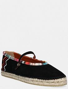 Espadryle Missoni  czarne damskie MWB012.001