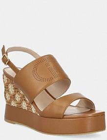 Sandały na obcasie Liu Jo  brązowe SA5115P0102S1