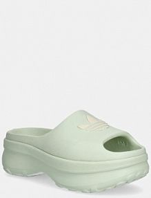 Klapki adidas Originals  zielone damskie JH7467