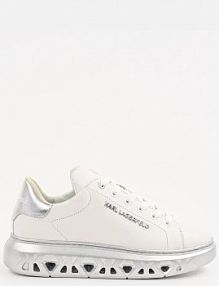 Sneakersy Karl Lagerfeld  srebrne damskie KL64519A.01S