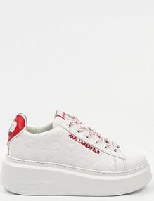 Sneakersy Karl Lagerfeld  białe damskie KL63514V.01D