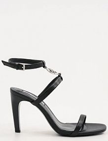 Sandały na obcasie Karl Lagerfeld  czarne KL32914.000