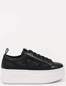 Sneakersy Karl Lagerfeld  czarne damskie KL65011F.400