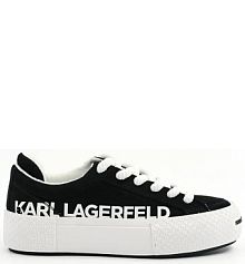 Tenisówki Karl Lagerfeld  czarne damskie KL60722.500