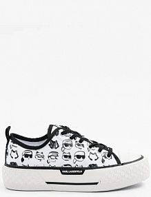 Tenisówki Karl Lagerfeld  białe damskie KL60612T.910