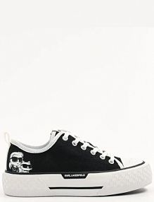 Tenisówki Karl Lagerfeld  czarne damskie KL60614T.900