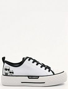 Tenisówki Karl Lagerfeld  białe damskie KL60614T.911